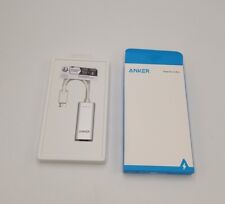 NEW ANKER USB-C to Ethernet Adapter USB-C Hub Silver Open Box New  picture