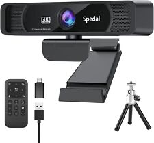 Spedal 4K Webcam  120° Wide Angle with Microphone and Tripod 4X Zoom Streaming# picture