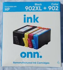 onn. ink for 902XL Black & 902 Color for HP - New in Package -  picture
