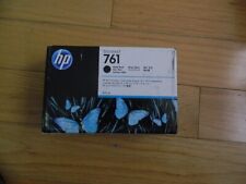 GENUINE HP #761 400ml Matte Black Cartridge CM991A DesignJet T7100 FACTORY SEALE picture