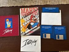 Mario Teaches Typing 3.5” Computer Disks IBM/Tandy/DOS 3.1 Missing Slip Cover picture