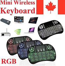 RGB Wireless Keyboard Remote + Mouse Touch Pad for Android TV Box Computer PS4 picture