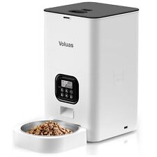 VOLUAS Automatic Cat Feeders - Pet Food Dispenser for Dry Food Timed Cat Feed... picture
