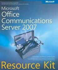 Microsoft Office Communications Server 2007 Resource Kit - Paperback - VERY GOOD picture