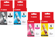New Genuine 4PK Canon BCI-6 Black & Color Ink Cartridges, i9900 Photo  picture