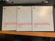 Lot of Three (3) AppleCD 300i Plus User's Guide picture