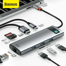 Baseus USB HUB Type-C to HDMI USB 3.0 RJ45 Adapter PD Charger Dock for MacBook picture