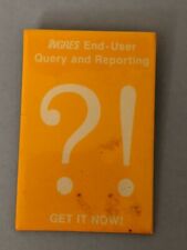 Vintage Ingres End User Query & Reporting Get it Now Pinback Pin Button Rare picture