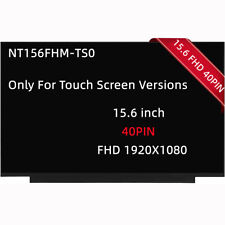 New For LCD NT156FHM-TS0 LED Display Touch Screen Replacement 40pins 15.6