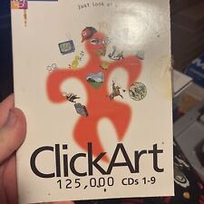 ClickArt Broderbund 125,000 CDs 1-9 Software Images Windows Clip Art Images picture