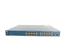 Cisco Catalyst 3560 WS-C3560V2-24PS-S 24 Port PoE Managed Switch w/Rack Ears picture