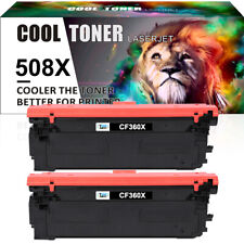 2x Black Toner Fit For HP CF360X 508X Laserjet Enterprise M553n M553dn M577Z MFP picture