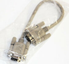 New OEM - Vintage Gray White 9 Pin Serial Cable #01750070728 - Male to Male M-M picture