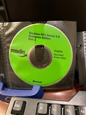 AUTHENTIC NEW RARE Microsoft Windows NT4.0 Enterprise Edition Disks 1 and 2 &SP6 picture