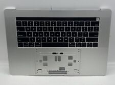 OEM MacBook Pro 15 2018 2019 A1990 Top Case Palmrest  Keyboard Only- Silver picture