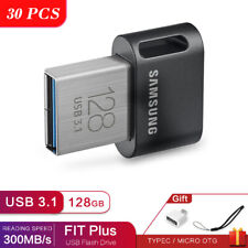 30PCS Samsung FIT Plus Tiny UDisk 128GB USB 3.1 Flash Drive Memory Thumb Stick picture