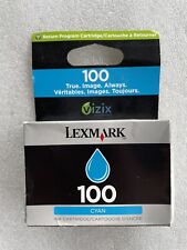 Genuine Lexmark #100 Cyan Ink Cartridge 14N0900 - Sealed picture