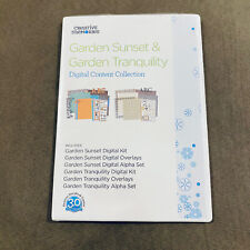 New Sealed Creative Memories Garden Sunset Tranquil Digital Content Software CD  picture