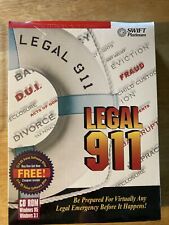 Swift Platinum LEGAL 911 CD-ROM 1997 Be Prepared For Any Legal Emergency picture