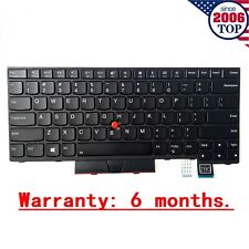 US Keyboard Backlit for Lenovo ThinkPad T470 T480 01AX487 01AX528 01AX569 01AX52 picture
