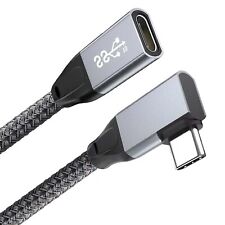 90 Degree USB C Extension Cable,6.6FT Long, Right Angle Type C Female Male Adapt picture