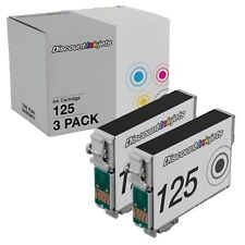 2 Pack T125120 125 T125 Black Printer Pigment Based Ink Cartridge for Epson picture