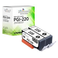 2-Pack PGI-220 Black PGI 220 PGI220 For Canon iP3600 iP4600 MP620 MP980 MX860 picture