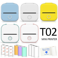 Mini Printer - T02 Mini Portable Small Printer Sticker Pictures Printer Machine picture