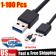 1-100X Micro USB 3.0 Cable High Speed Data SYNC For HDD External Hard Drive LOT picture
