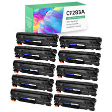 1-10PK CF283A Toner Cartridge Fit for HP 83A MFP  M127fn M201dw M201n M225dn Lot picture