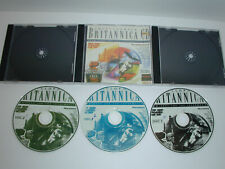 Set of 3 Encyclopedia Britannica PC CD Roms 1999 Multimedia Edition picture