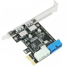 USB 3.0 PCI-E Controller Card 2 External Port w/ Internal 19 Pin Connection picture
