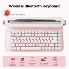 Actto Retro Mini Bluetooth Keyboard B303 Pink - NEW picture