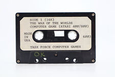 The War Of The Worlds Atari 400/600 Task Force Computer Cassette Game HG WELLS picture