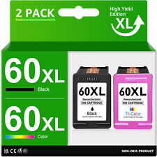 2PK 60 XL 60XL Ink Cartridge for HP Photosmart C4680 D110a C4795 DeskJet D2680 picture