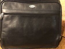 Targus Vintage Style- Leather Laptop Business Case/Briefcase Black New With Tags picture