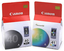 New Genuine Canon 40 41 Black Color Ink Cartridges PIXMA iP1600 iP1700 MP150  picture