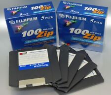 FujiFilm 100MB Zip Disk 5-Pack Brand New Sealed IBM Formatted Mac Compatible picture
