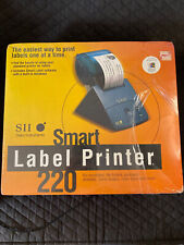 SEIKO Instruments SII SMART THERMAL LABEL PRINTER SLP-220 1998 Vintage NOS NEW picture
