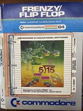 FRENZY / FLIP FLOP Commodore 64 Computer Software Program 5.25