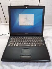 TESTED Apple Macintosh Powerbook M7572 Black Laptop 400MHz 64MB RAM 6GB HD WORKS picture