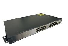 Cisco WS-C3750G-24PS-S V06 24-Port PoE Managed Gigabit Network Switch picture