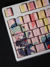 Anime Bocchi the rock Gotoh Hitori Keycaps PBT for CHERRY MX Mechanical Keyboard picture