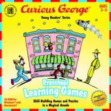 Curious George Preschool Learning Games PC MAC CD learn rhyme color shape game picture