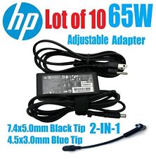 LOT OF 10 65W Adjustable Adapter Power Charger For HP Pro 612 G1 640 G2 G3 G4 G5 picture