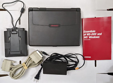 Compaq Contura Aero 4/33C Laptop - Windows 3.1, Targus Case, Accessories, Manual picture