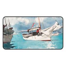 Fishing Boats, Key West (1903) by W. Homer Art - Premium Desk Mat Mouse Pad picture