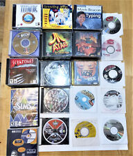 LOT OF 93 DISCS. ASSORTED WINDOWS SOFTWARE & GAMES. DOOM, ATARI, TYPING, SPANISH picture