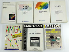 Commodore Amiga Lot Of 7 Manual Notice Guide VF And Tracking picture