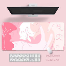 Cute Cat Large Mouse Pads Gaming Mousepad Big Keyboard Mat Gamer Mouse Pads picture
